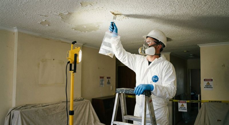 Ceiling Asbestos Testing in Bergen County, NJ