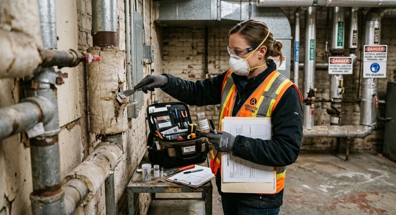 Ceiling Asbestos Testing in Bergen County, NJ