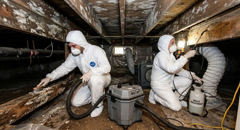 Crawlspace Mold Remediation in Fort Worth, TX